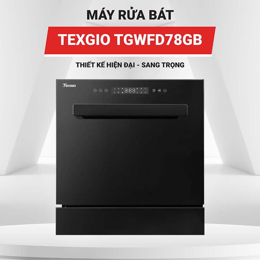 Máy rửa bát 11 bộ Texgio TGWFD78GB